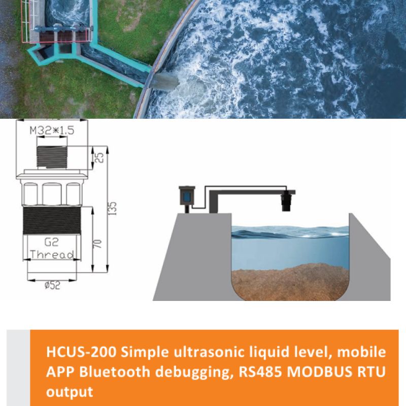 HCUS-200 Ultrasonic Level Meter