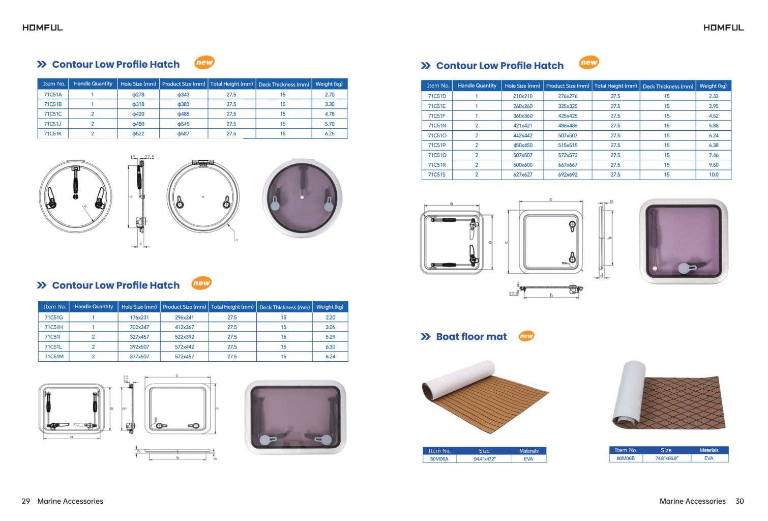 Aluminum Alloy Boat Ladder 2