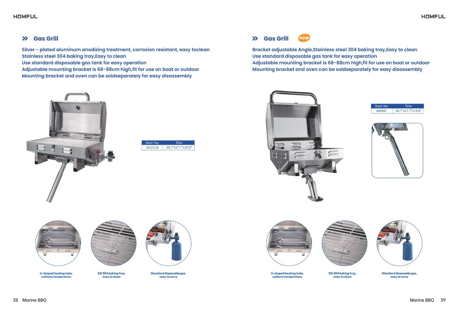 Portable Marine Barbecue Grill 2