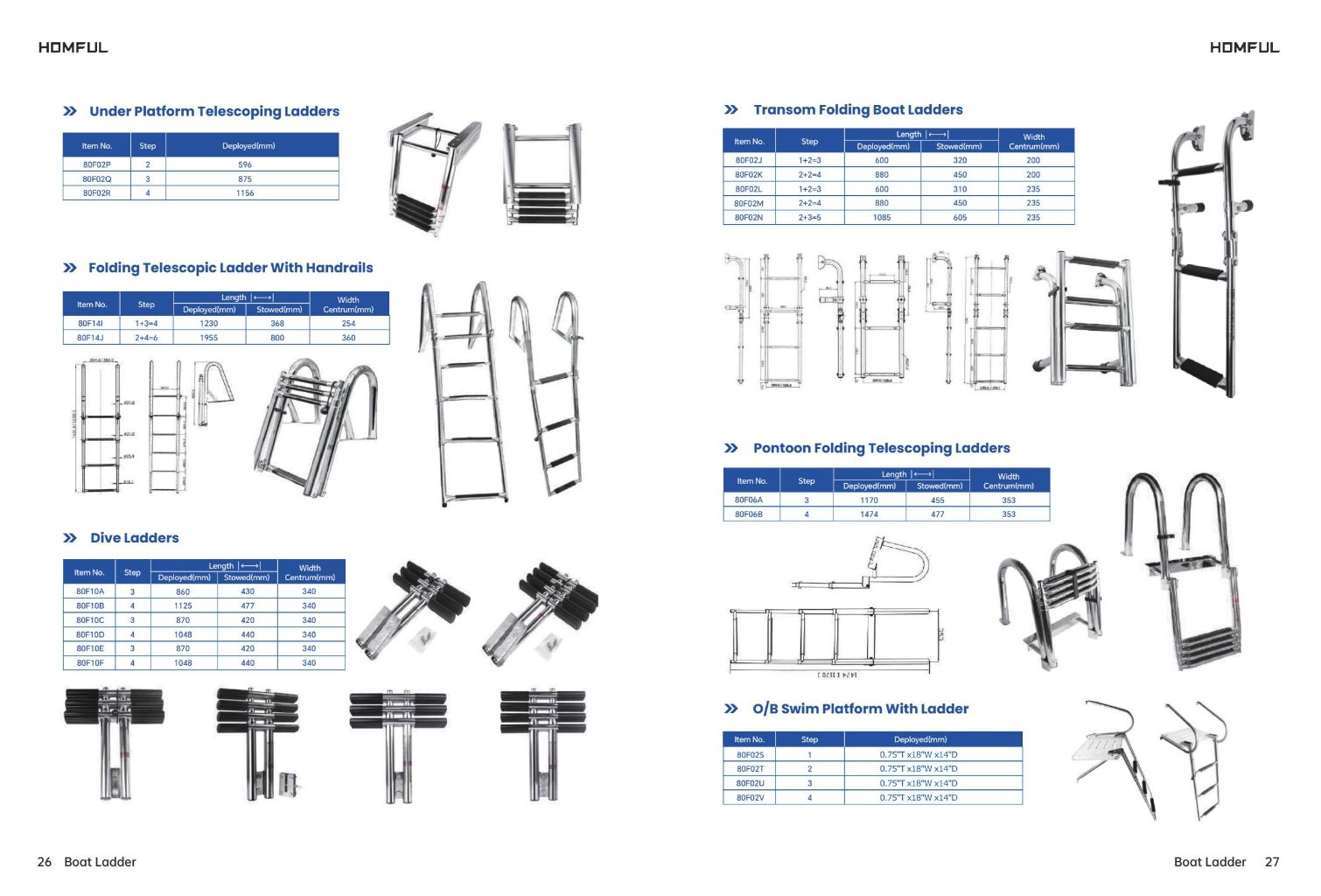 Marine Telescopic Ladder 2