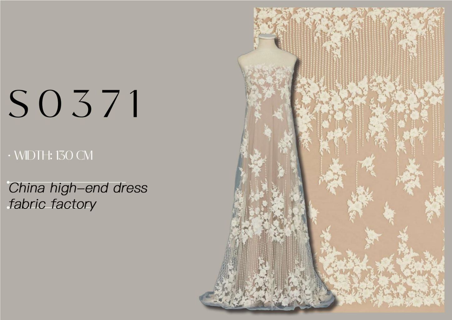 High-End Embroidered Evening Dress 2