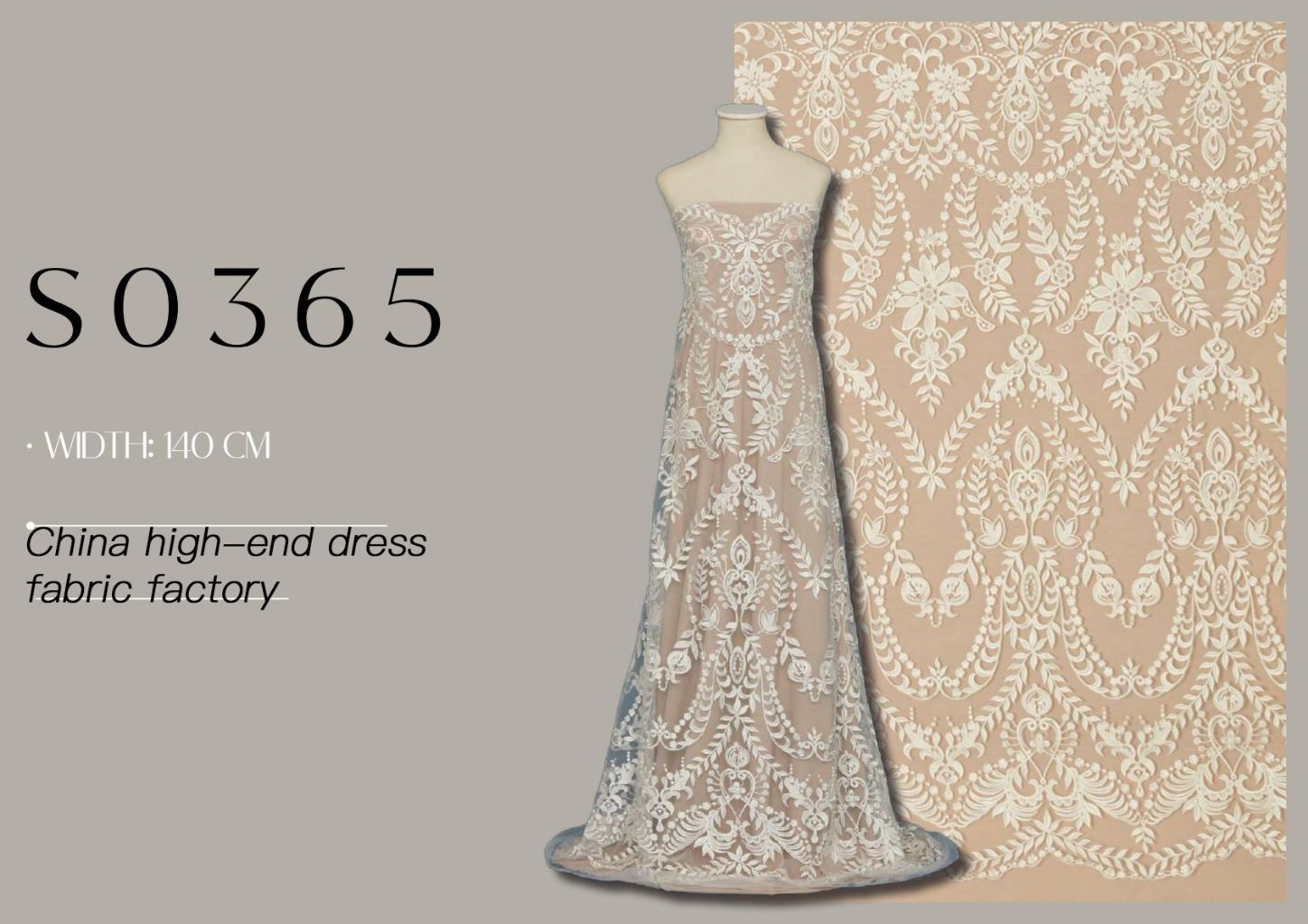 High-End Embroidered Evening Dress 5