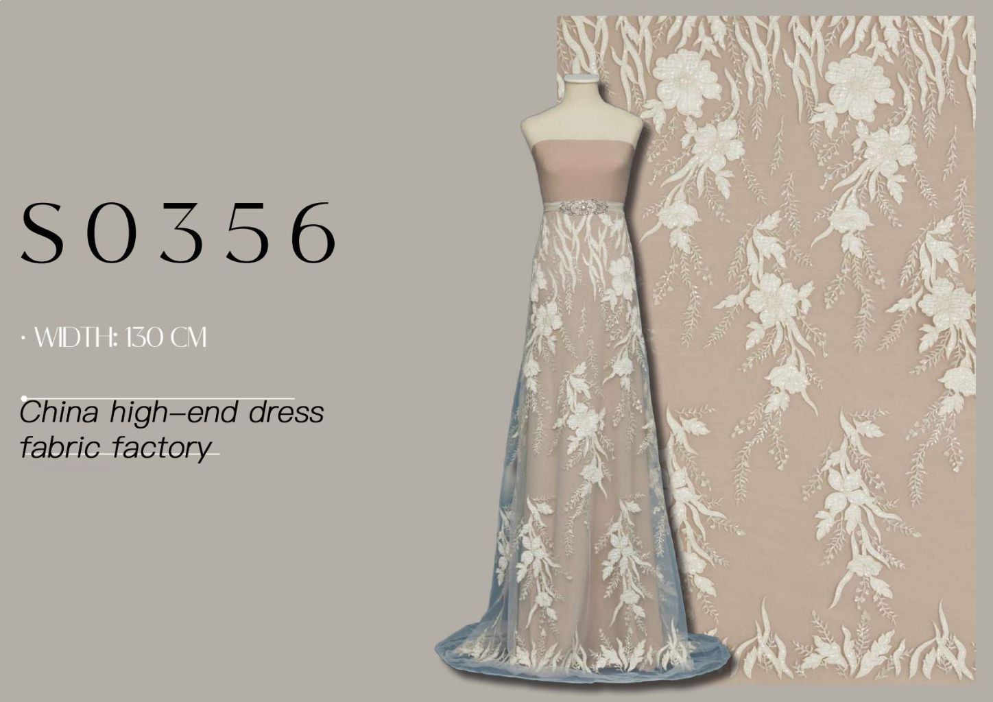 High-End Embroidered Evening Dress 6