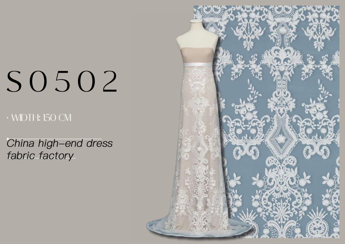 High-End Lace Wedding Fabric