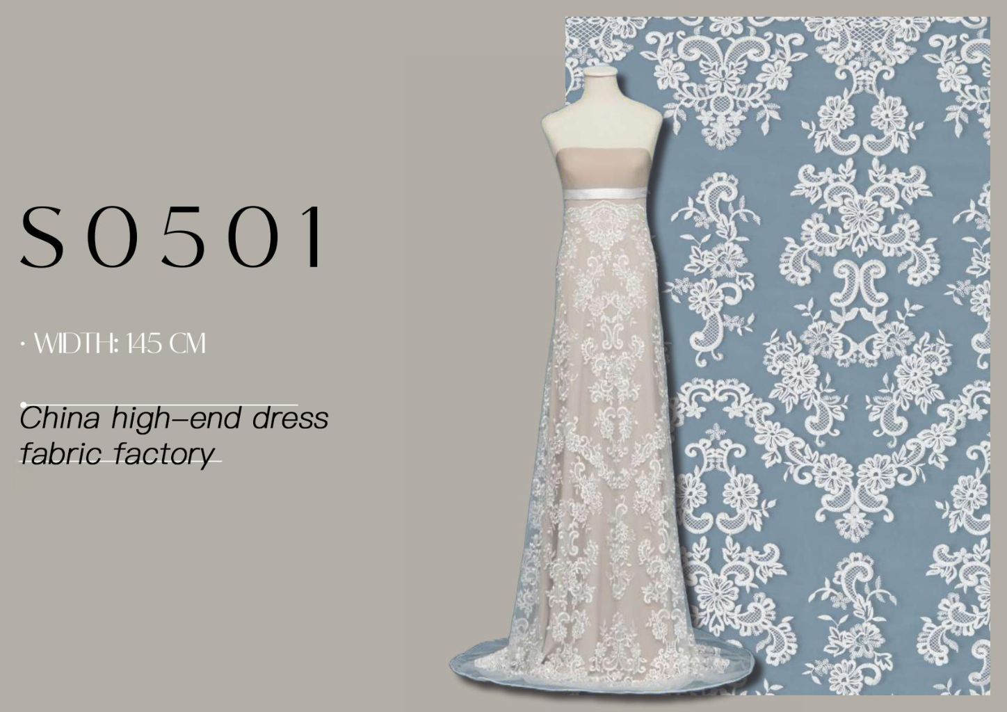 High-End Lace Wedding Fabric 2