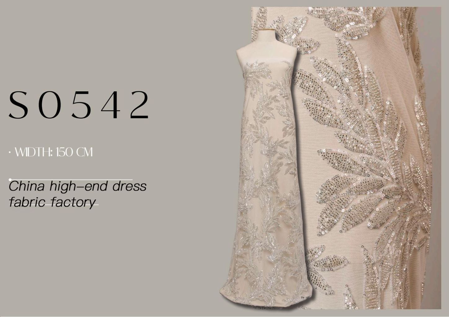 High-End Shimmering Long Dress 5