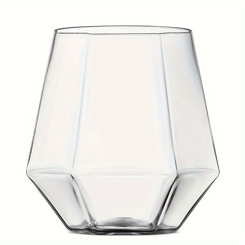 Geometric Shaped Glass Cup