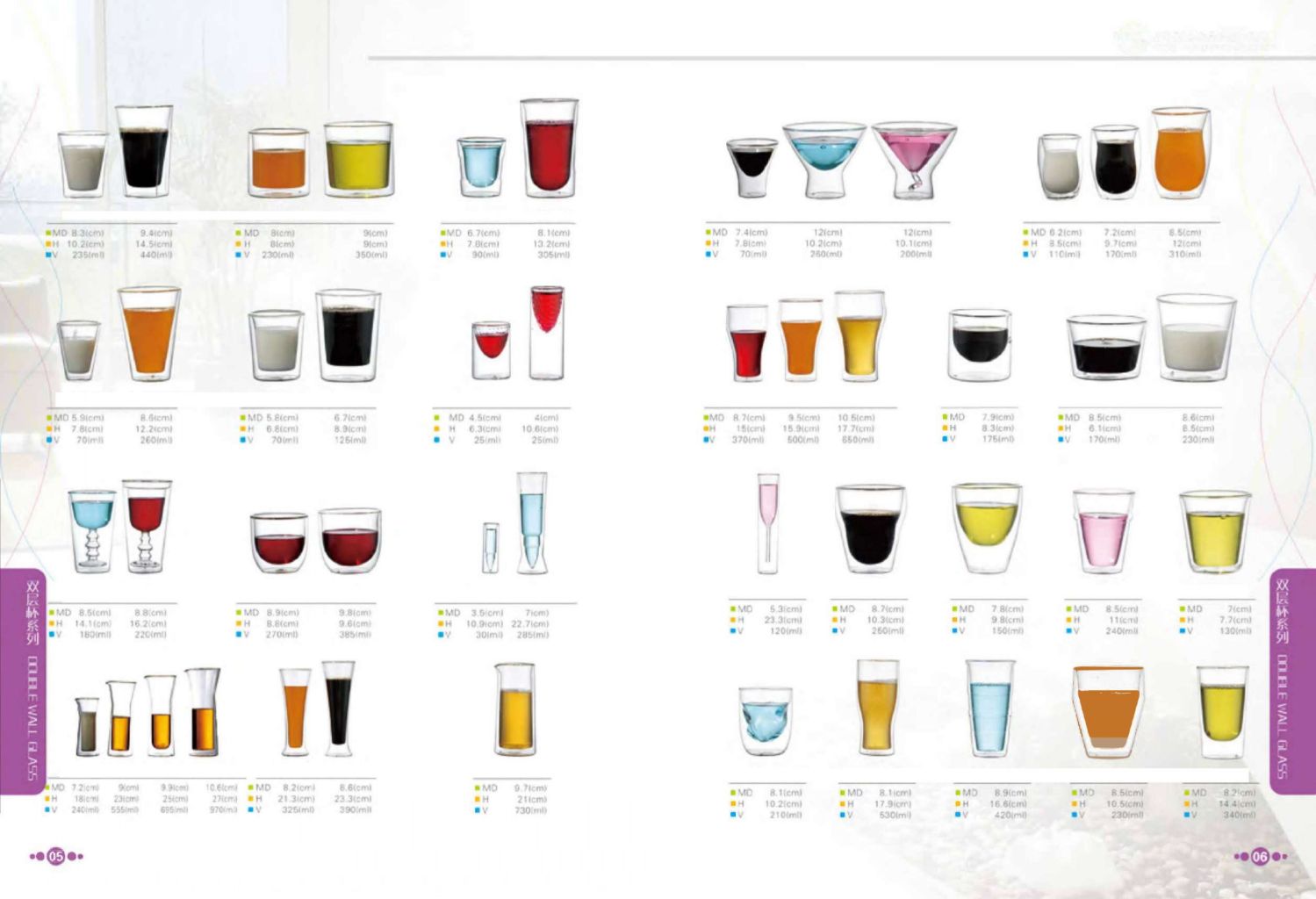 Multifunctional Glass Cup Set 3