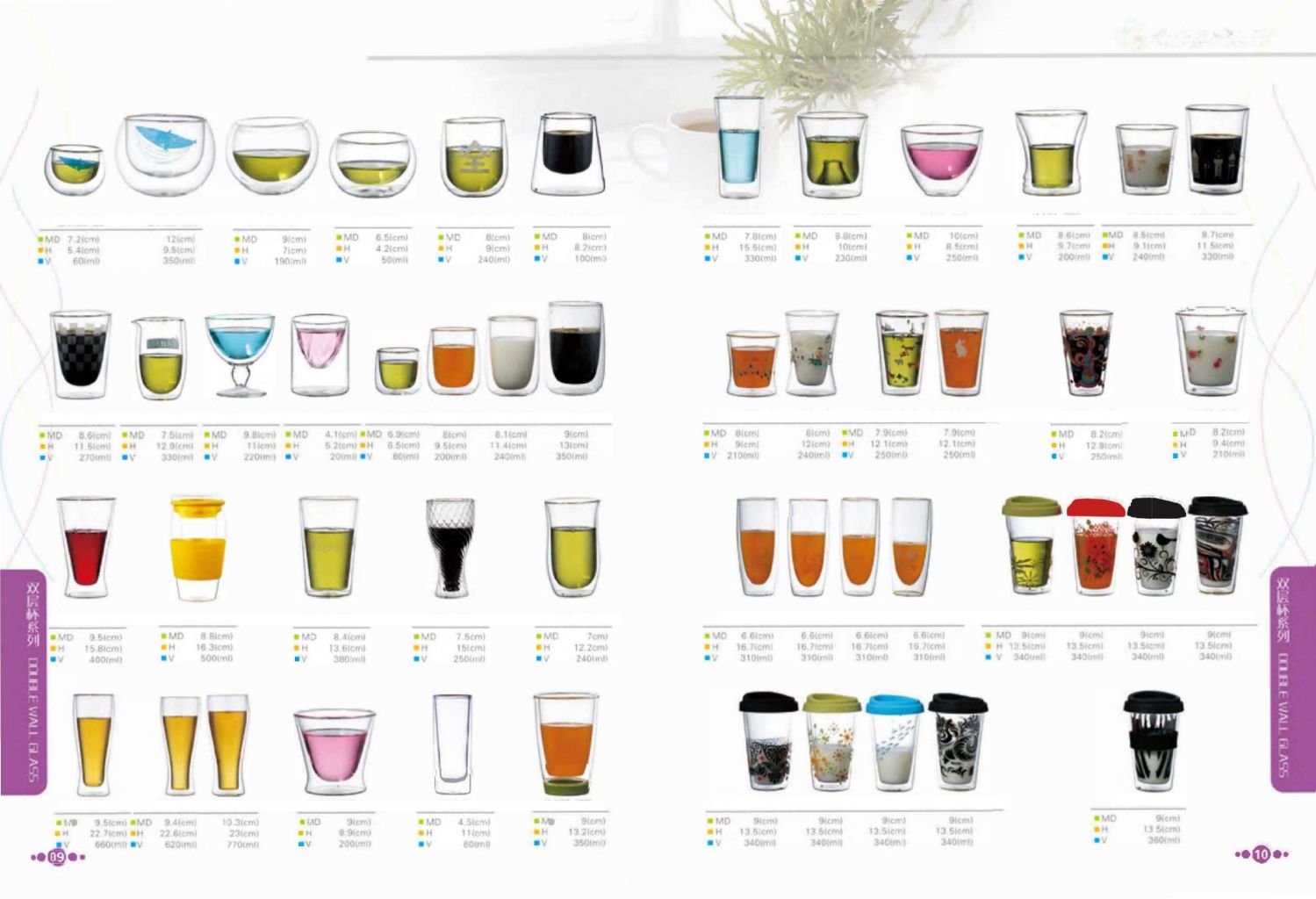 Multifunctional Glass Cup Set 5