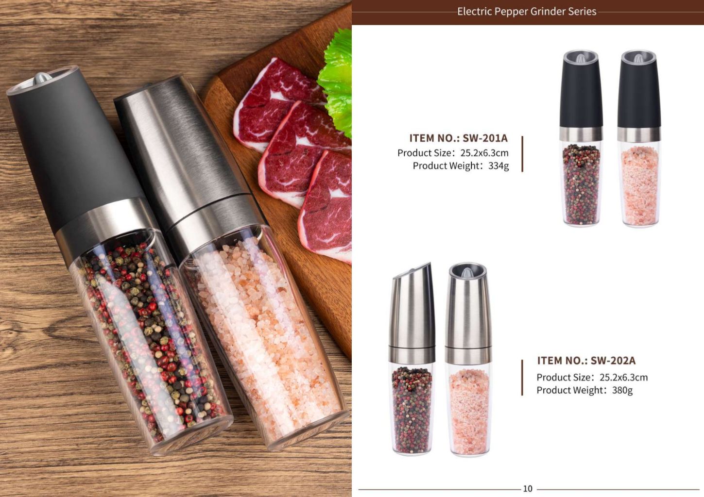 Electric Pepper Salt Grinder 4
