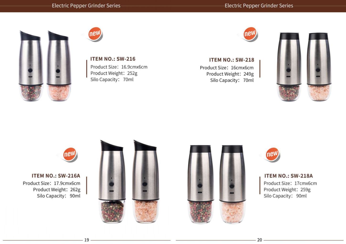 Electric Pepper Salt Grinder 9