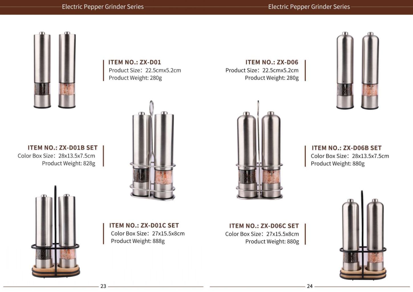 Electric Pepper Salt Grinder 11