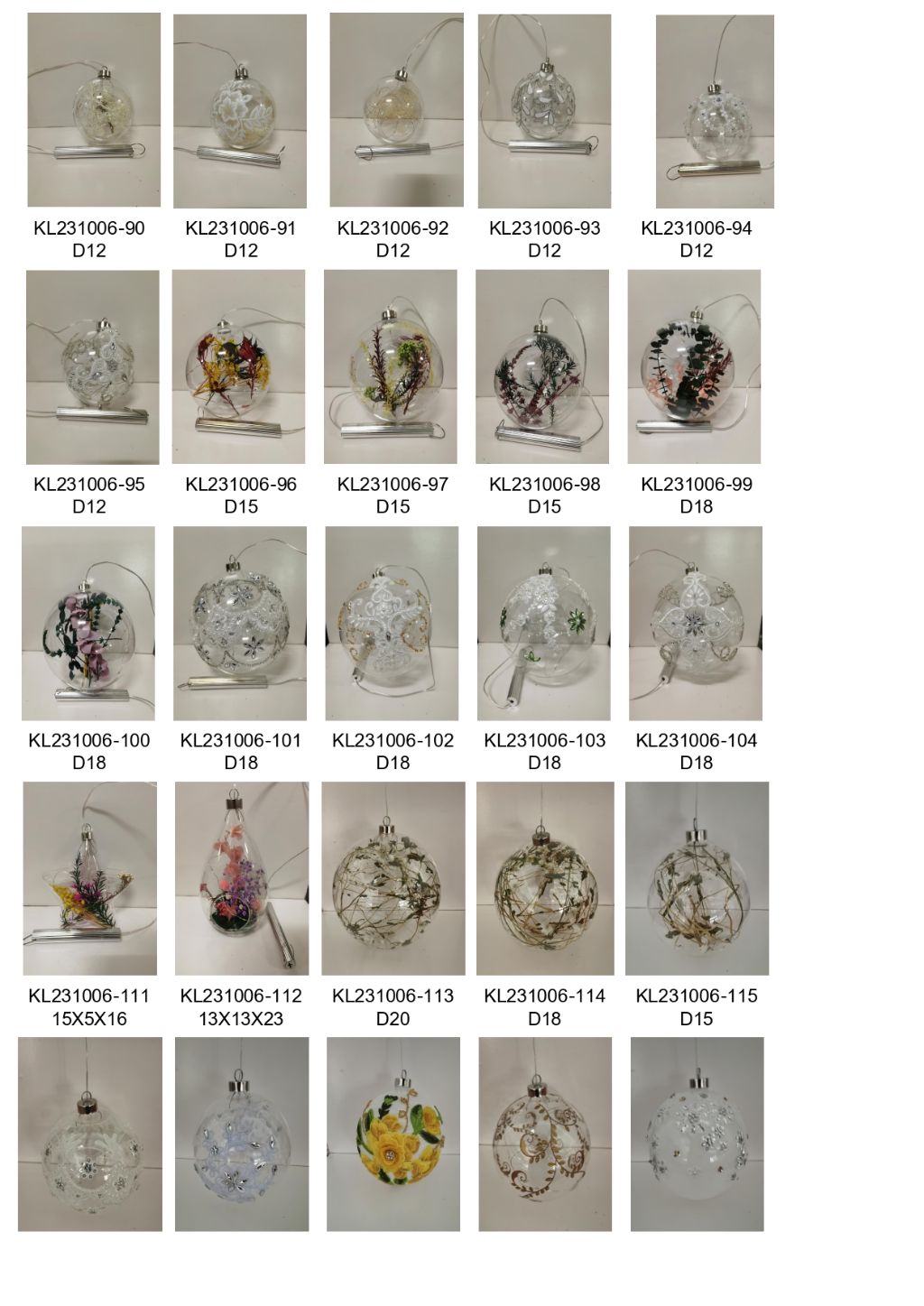 Handmade Glass Floral Pendant