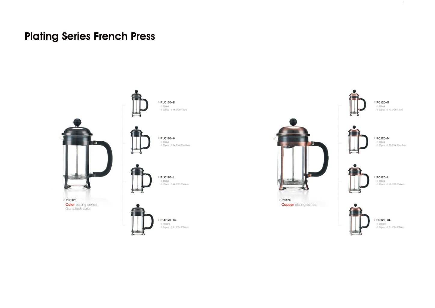 Rose Gold French Press Coffee Maker 2
