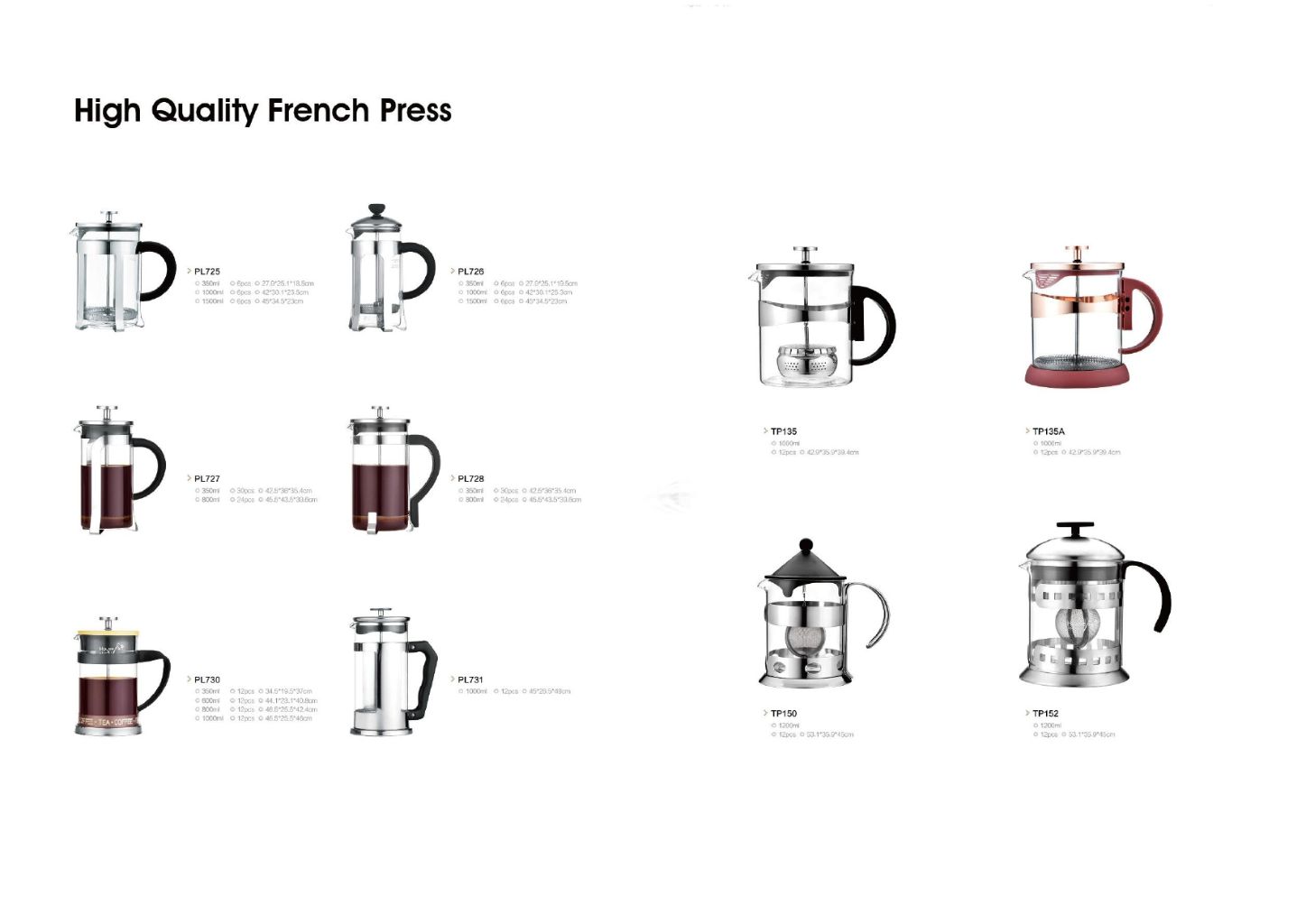 Rose Gold French Press Coffee Maker 6