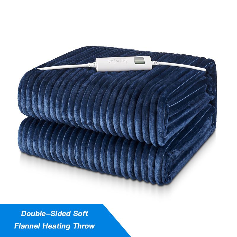 Double-Sided Heated Fleece Blanket