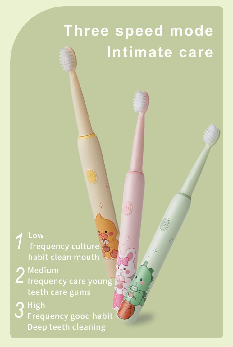 Cute Cartoon Electric Toothbrush 7