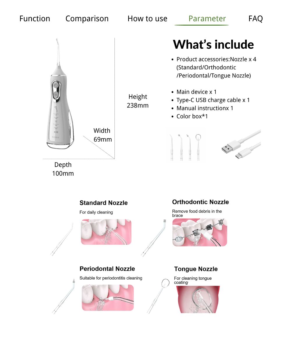 Smart Wireless Water Flosser 3