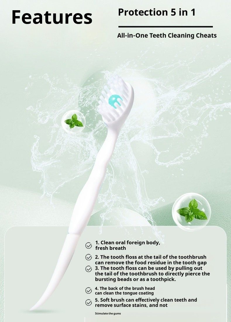 Self-Dissolving Multifunctional Toothbrush 4