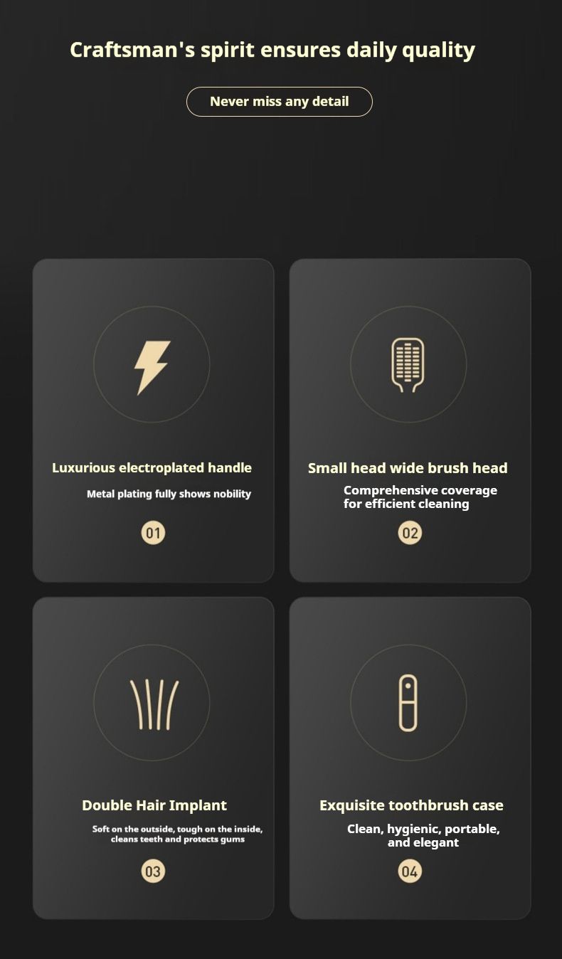 Metal Coated Toothbrush 3