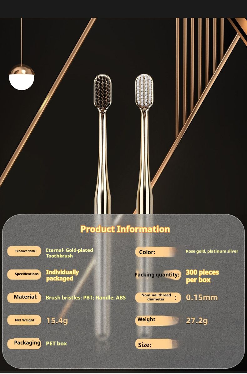 Metal Coated Toothbrush 7