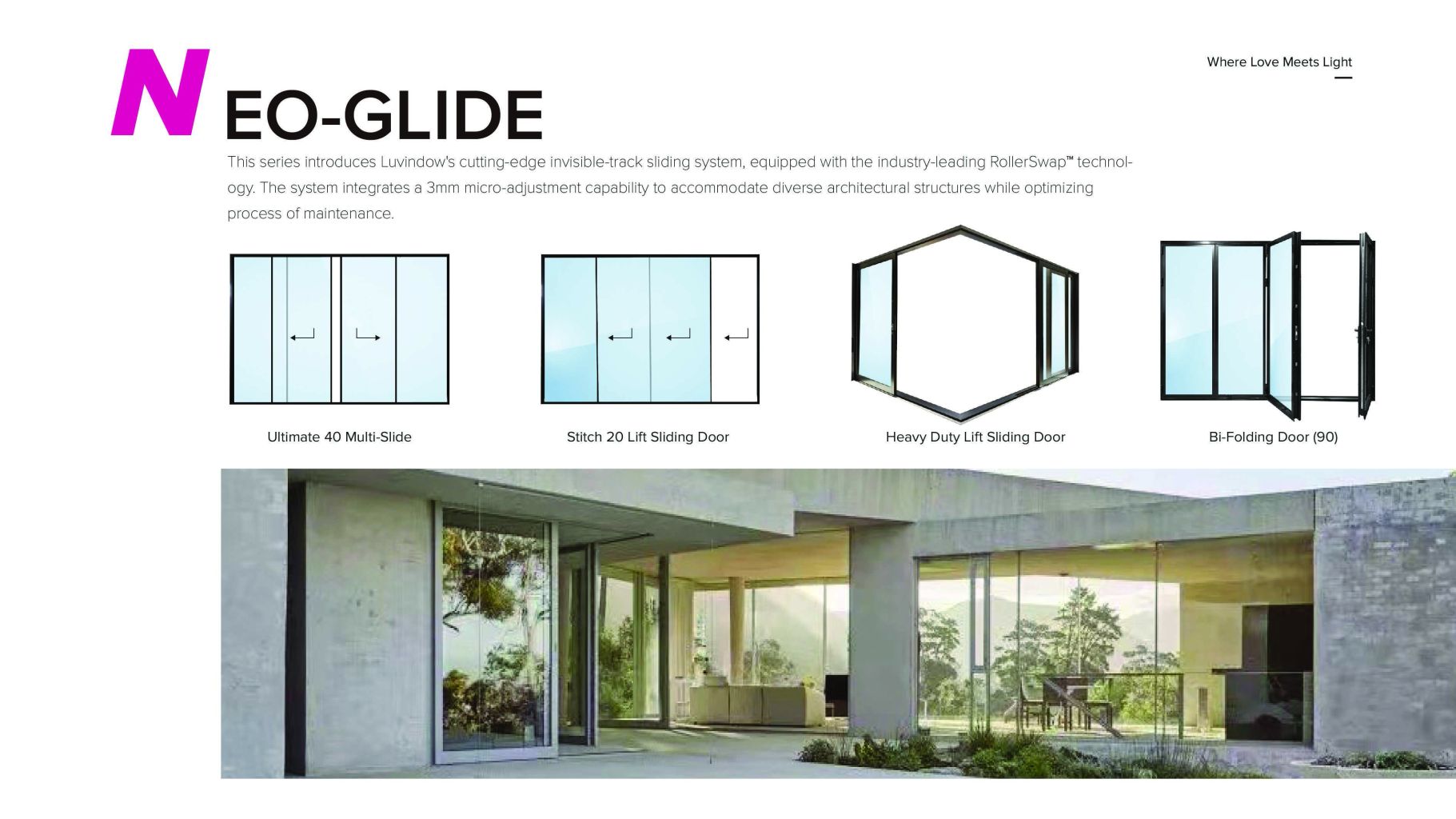 NEO-GLIDE Invisible Sliding Door