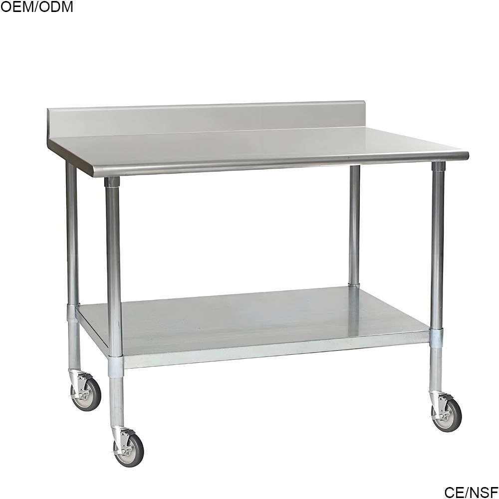 Custom Heavy-Duty Stainless Steel Workbench 6