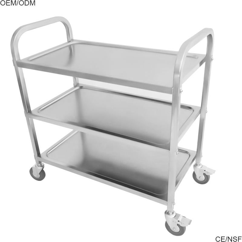 Stainless Steel Three-Tier Trolley 3