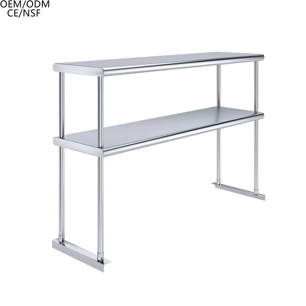 Double Layer Stainless Steel Storage Rack 4