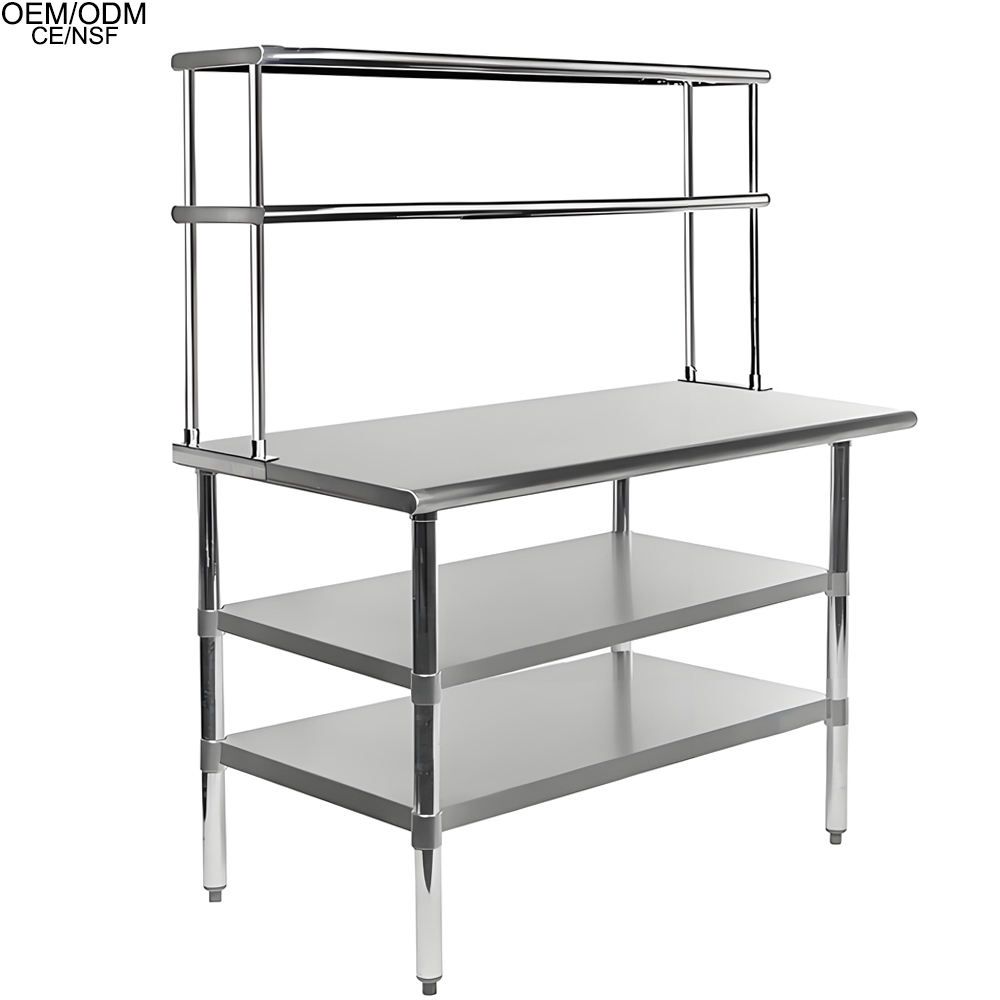 Double Layer Stainless Steel Storage Rack 5