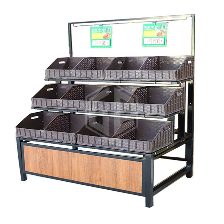 Multi-functional Vegetable and Fruit Display Rack 5