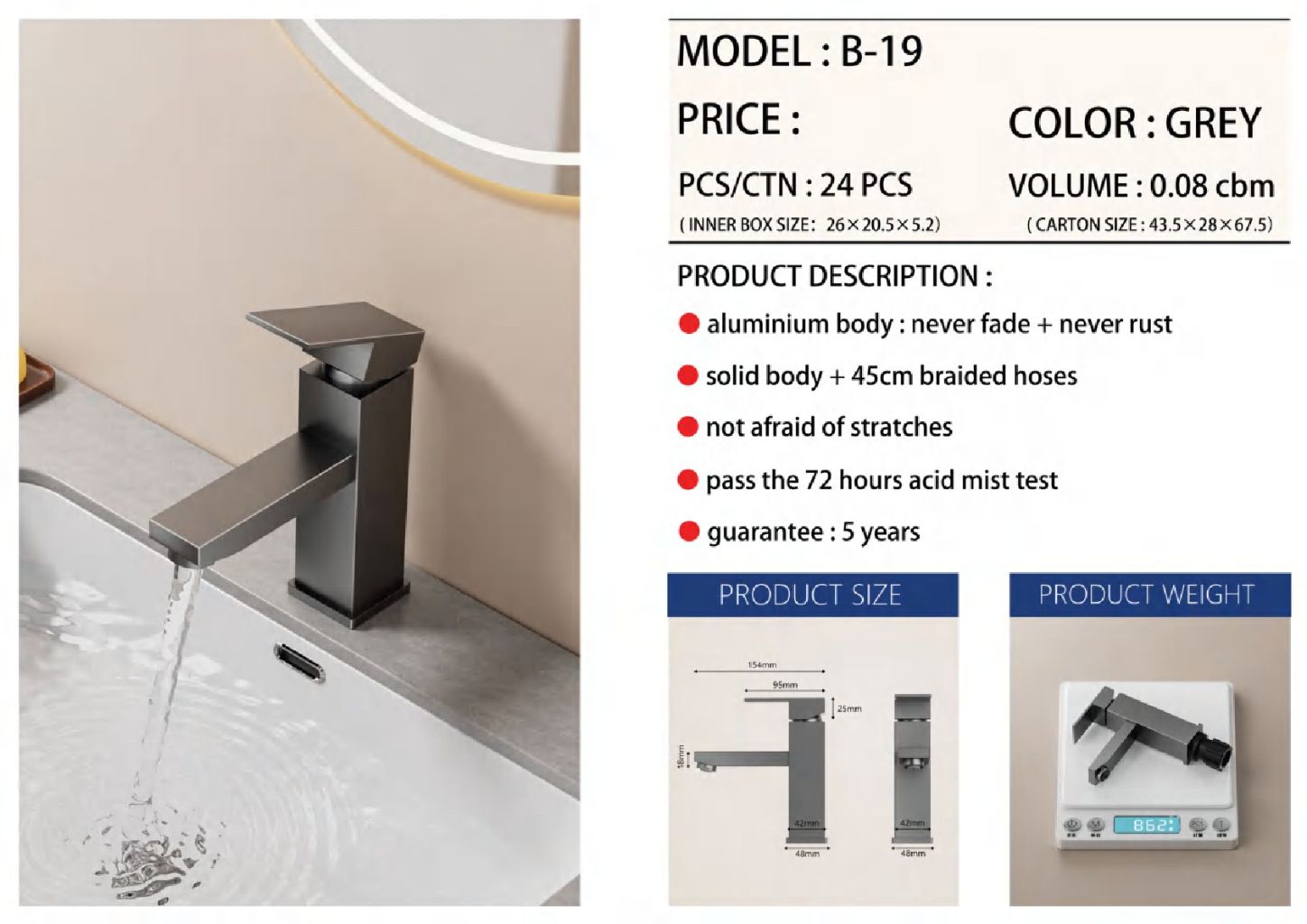 Modern Minimalist Faucet