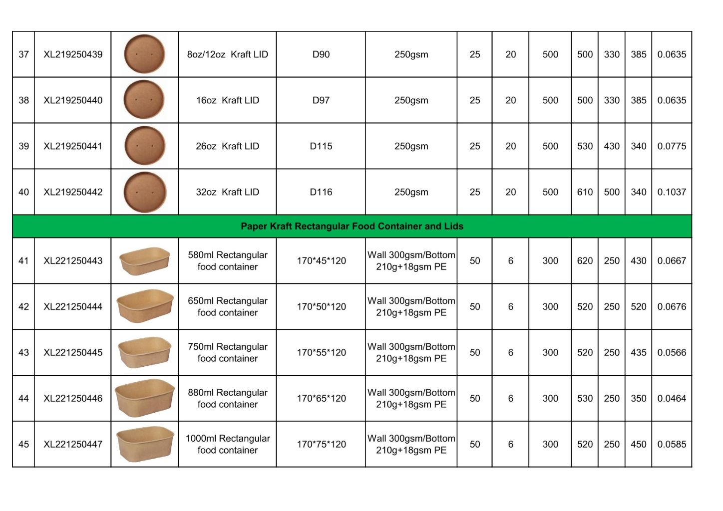 Paper Food Container 5
