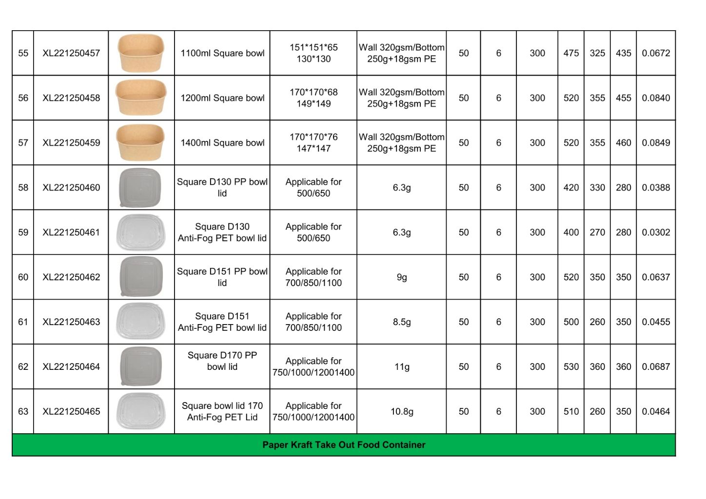 Paper Food Container 7