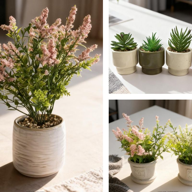 Artificial Flower Pot