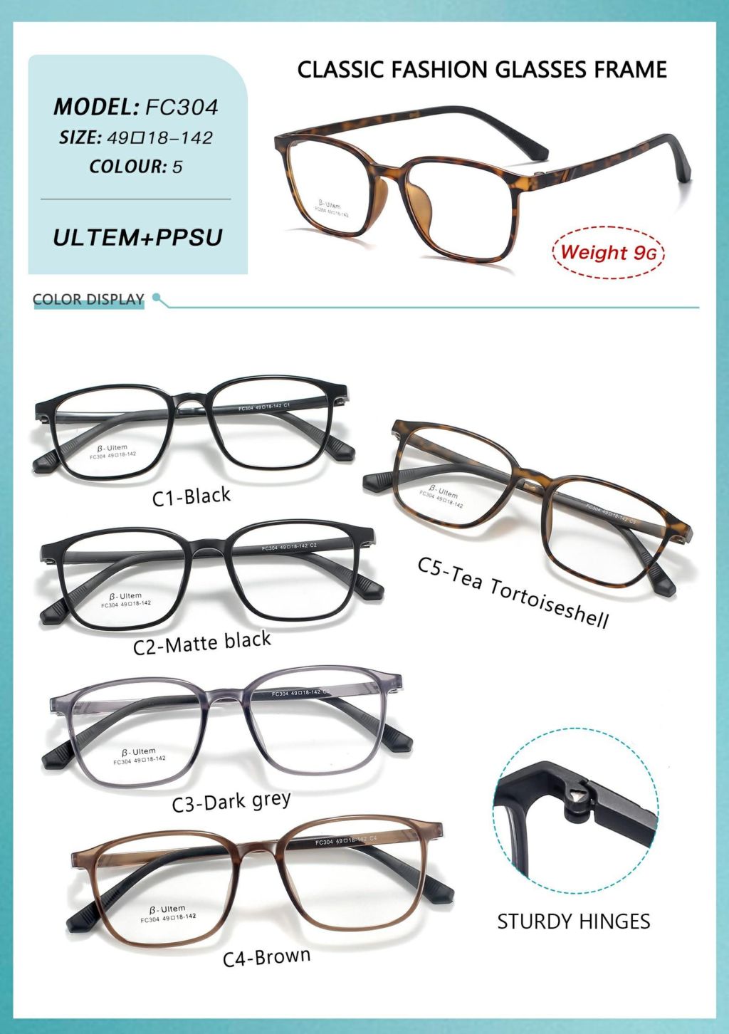 Classic Fashion Glasses Frame 3