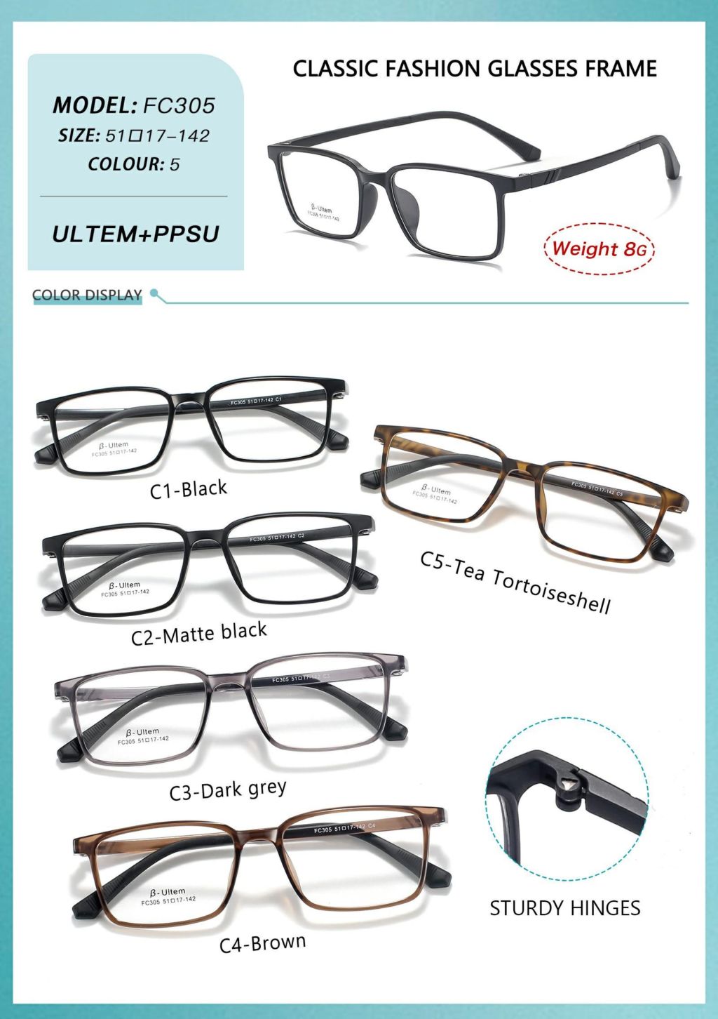 Classic Fashion Glasses Frame 4