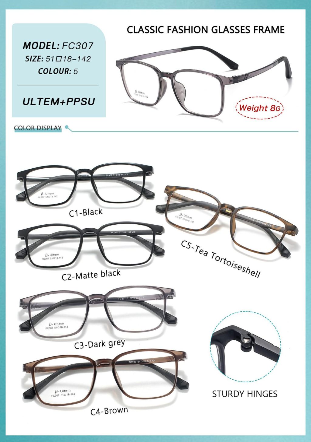 Classic Fashion Glasses Frame 6