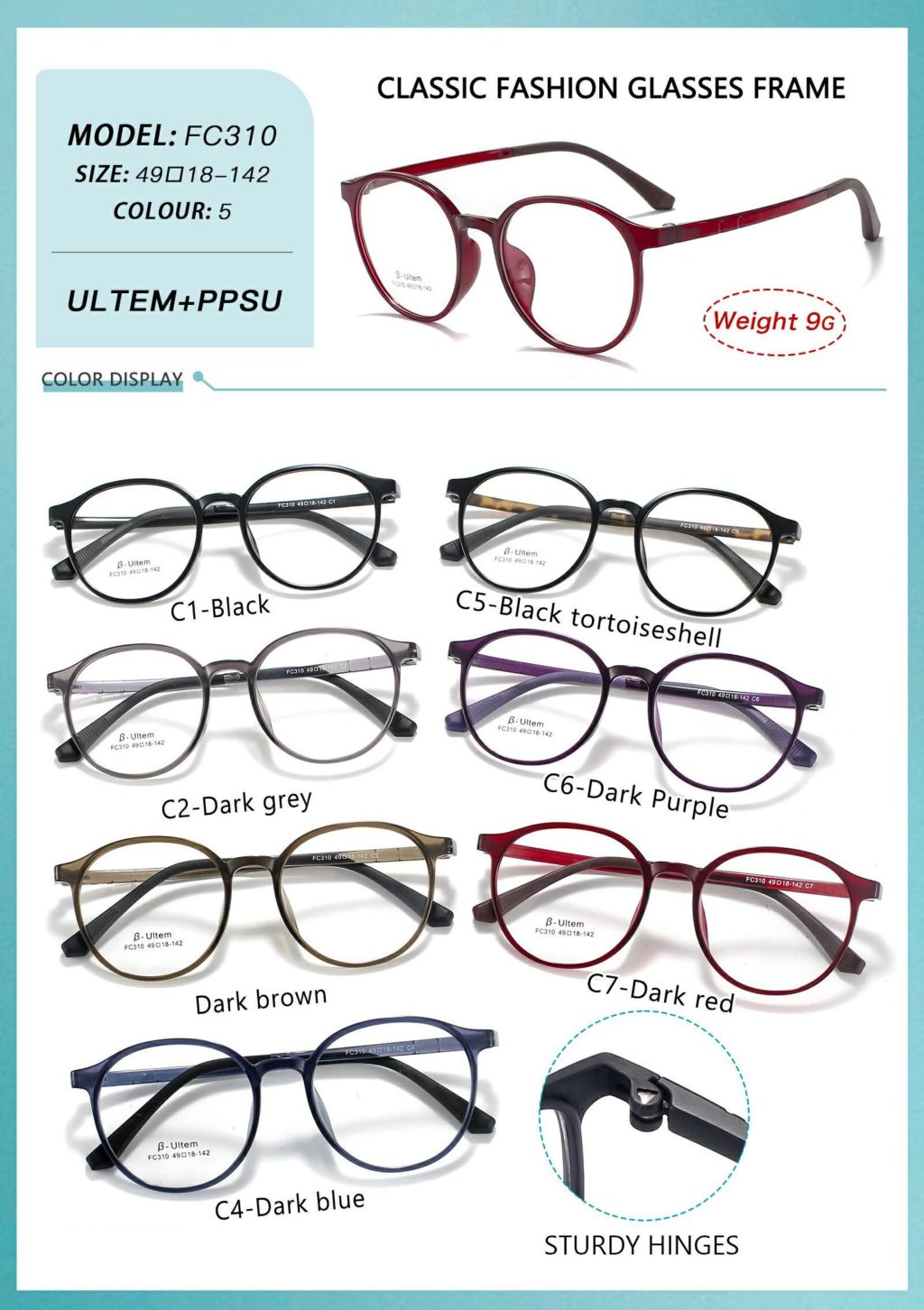 Classic Fashion Glasses Frame 9