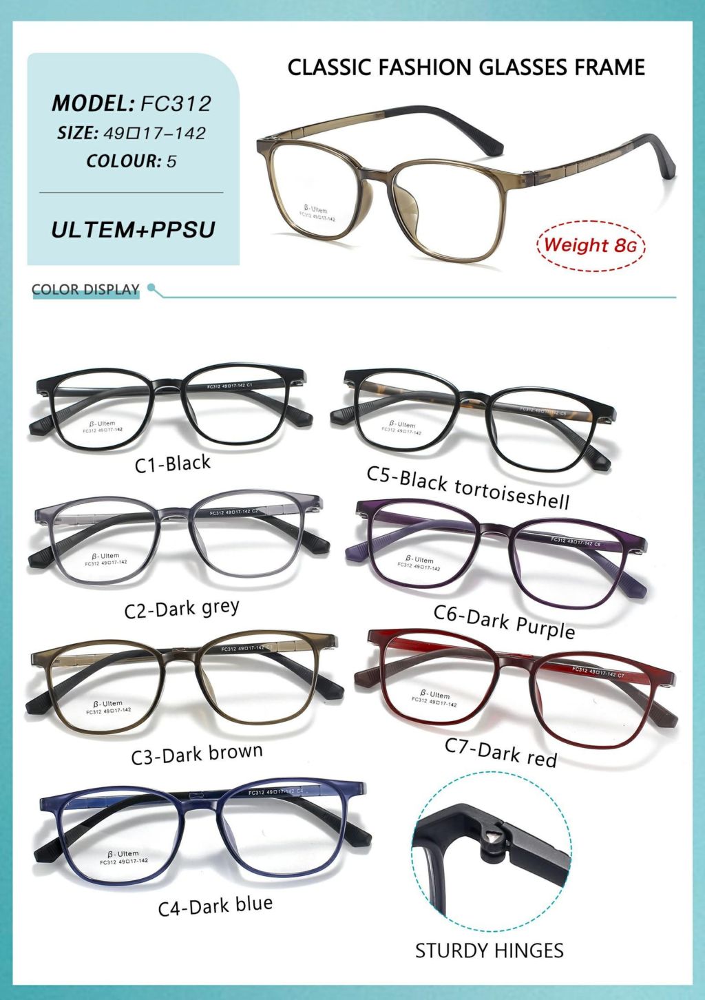 Classic Fashion Glasses Frame 11