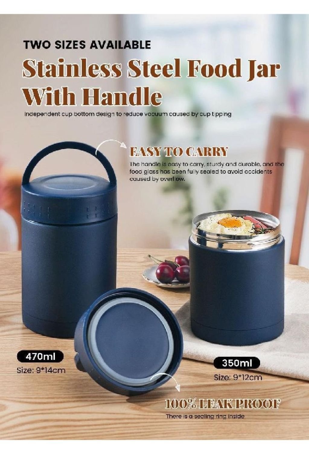 Stainless Steel Food Jar