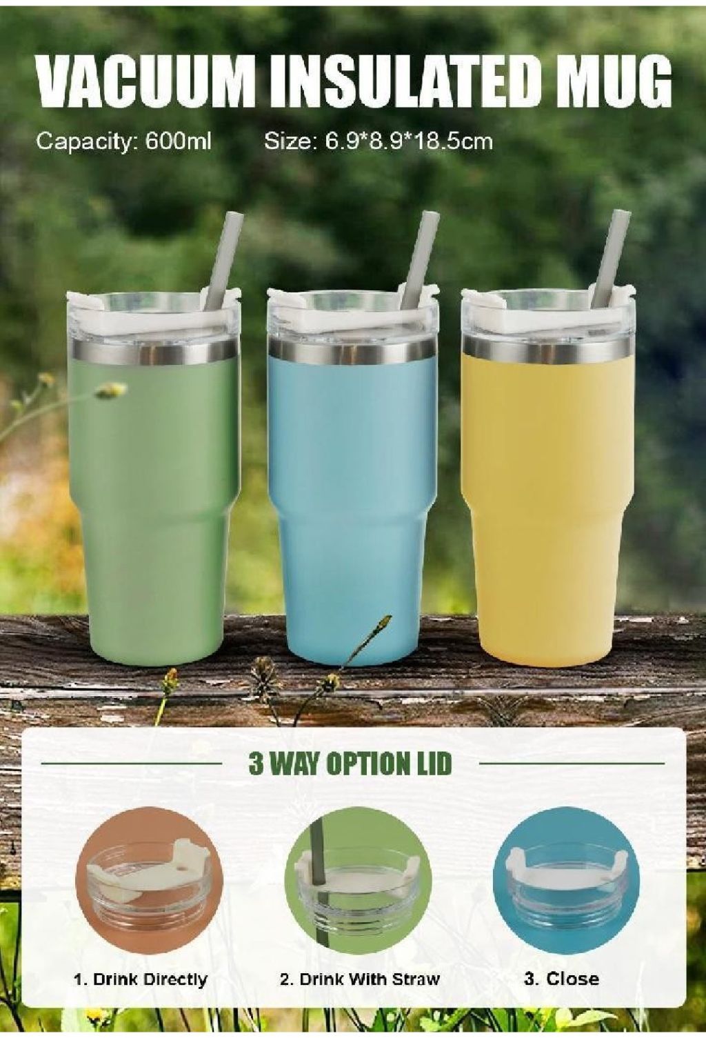 Vacuum Insulated Cup