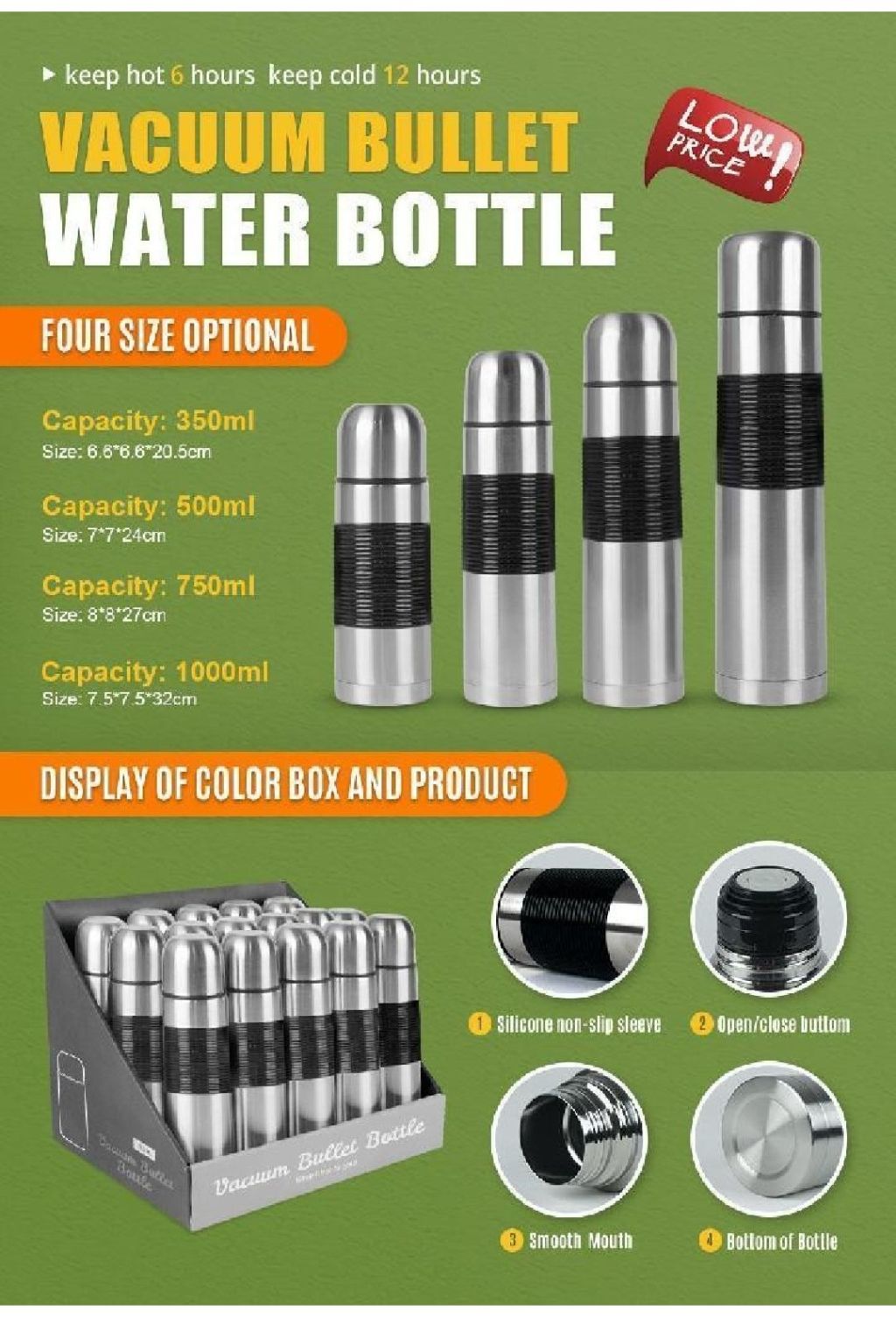 Vacuum Bullet Water Bottle