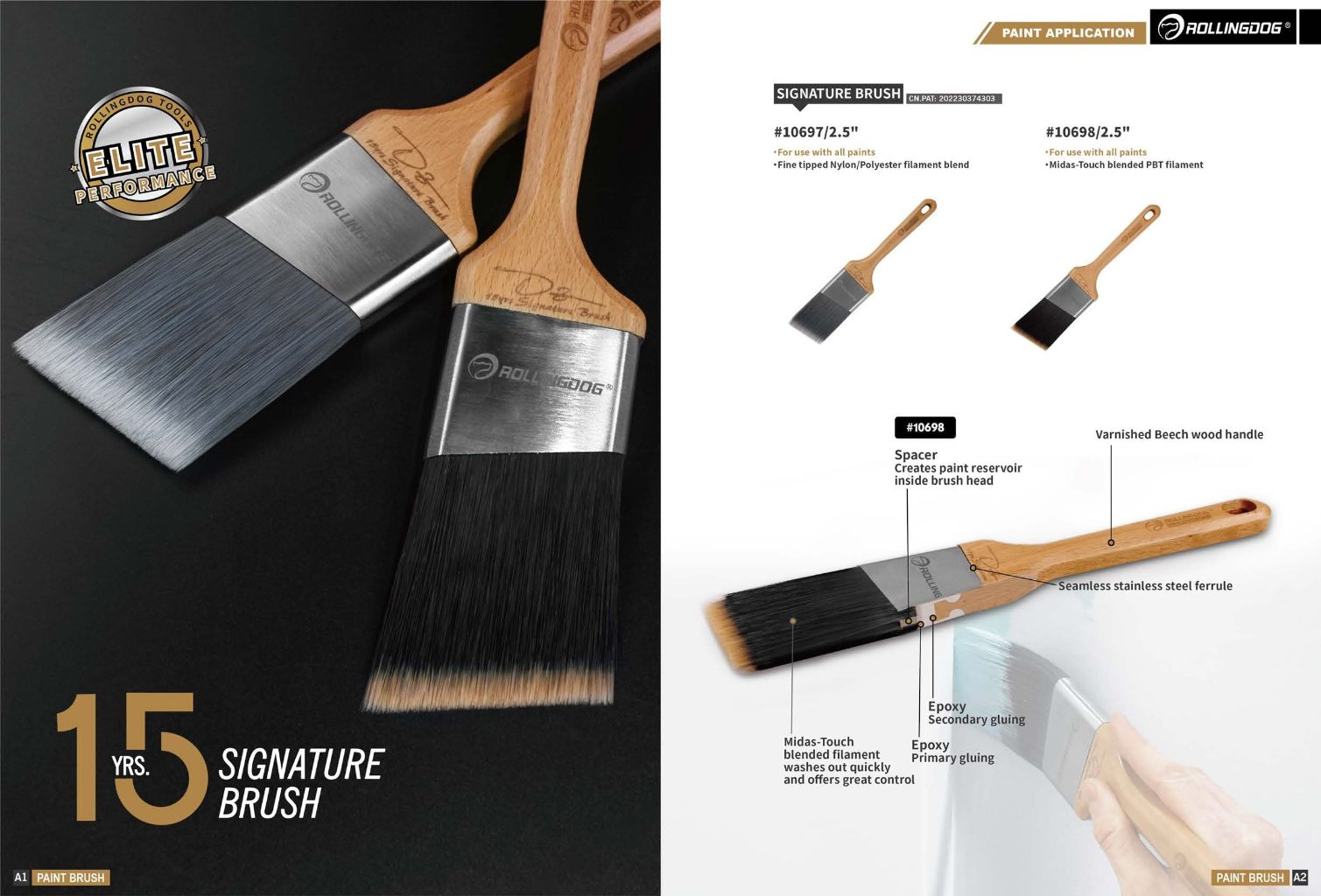Rolling Signature Brush