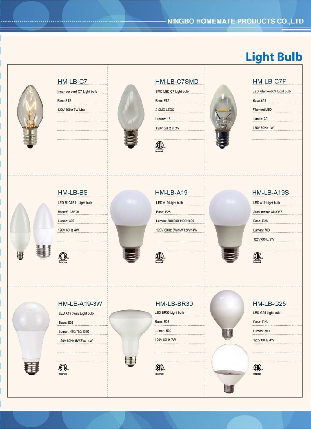 LED Energy-Saving Bulb