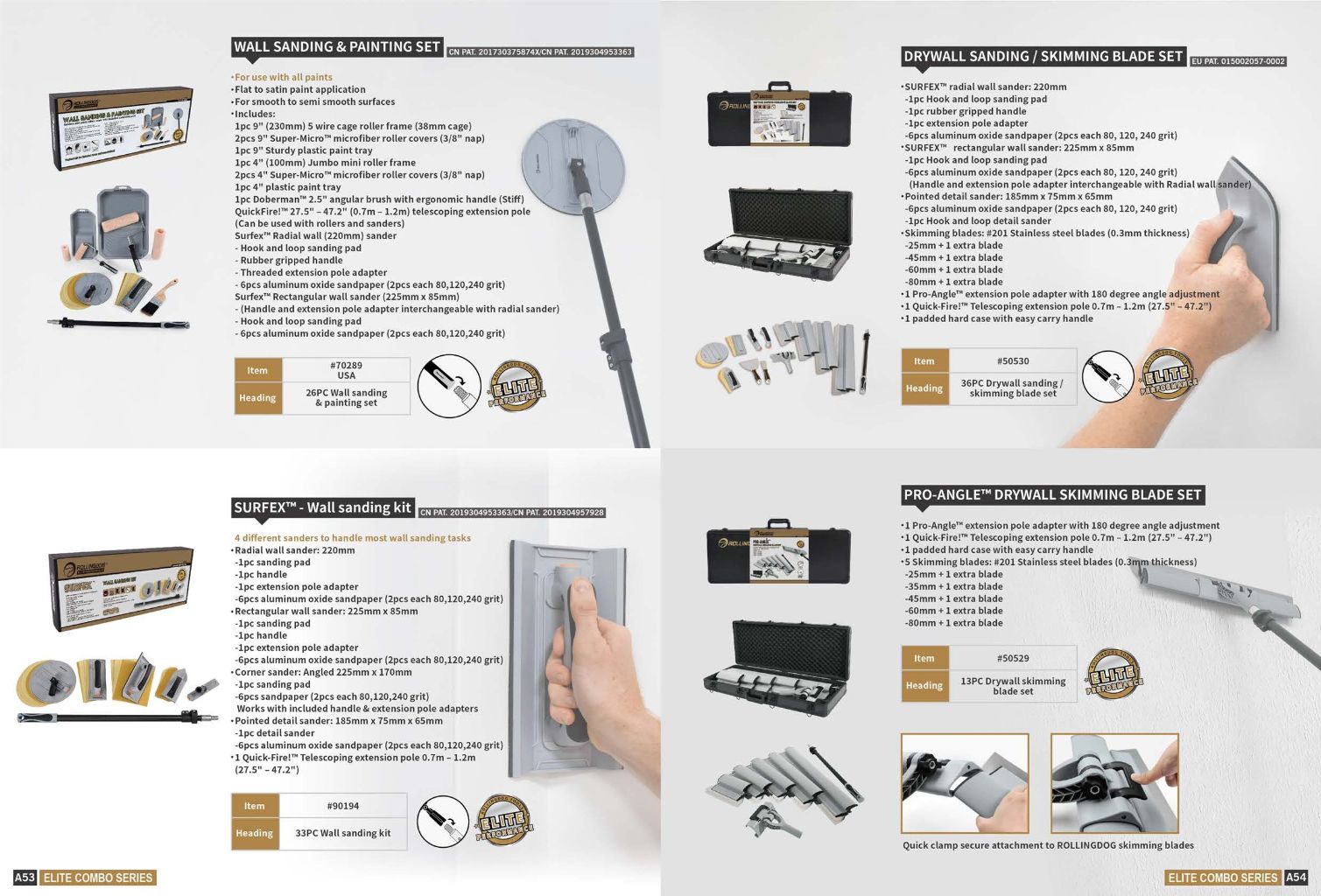 Wall Sanding and Painting Tool Set