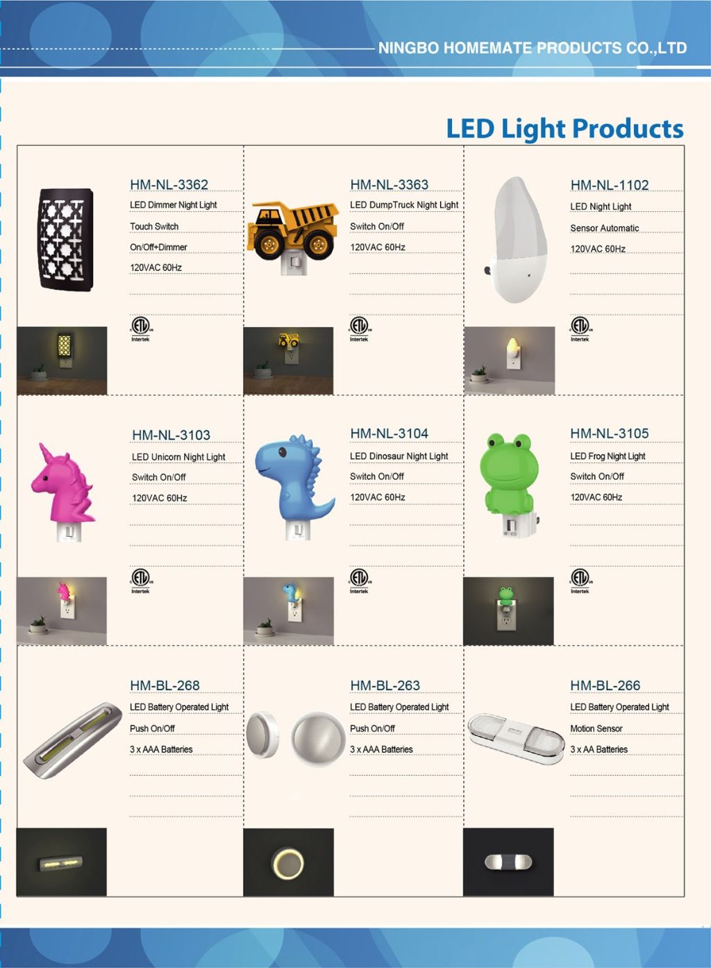 Creative LED Night Light