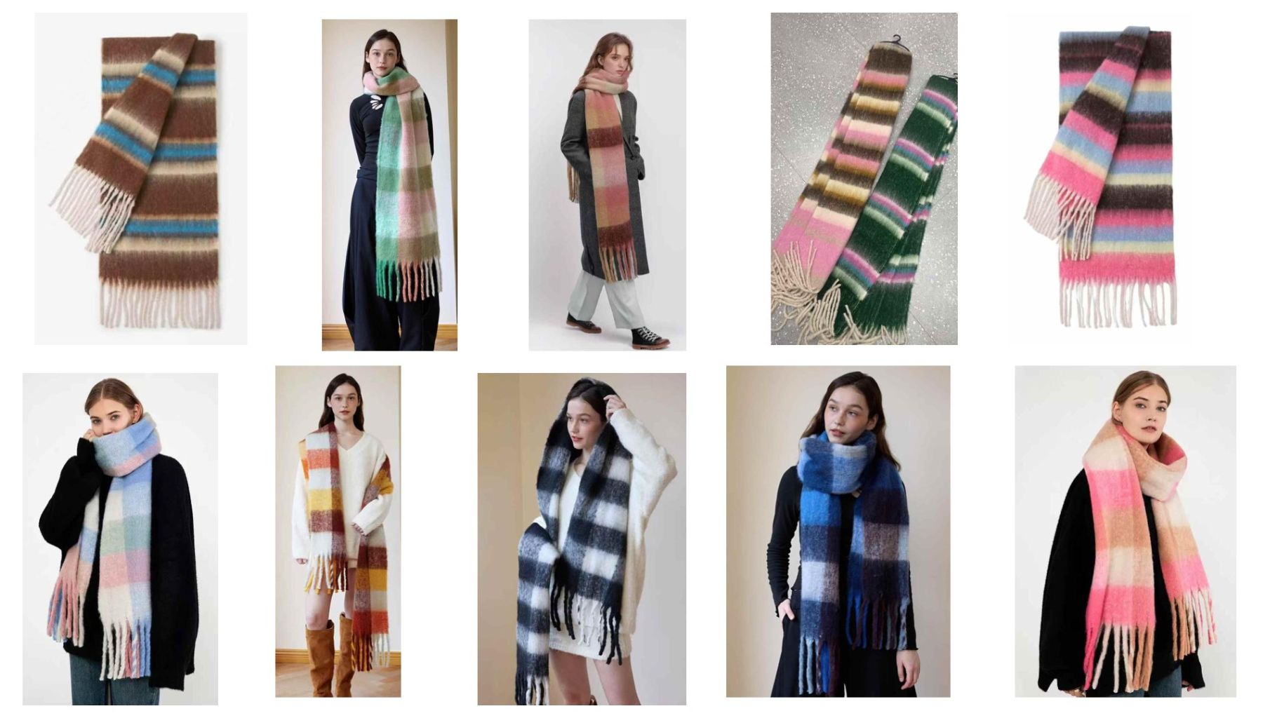 Fashion Plaid Scarf 2