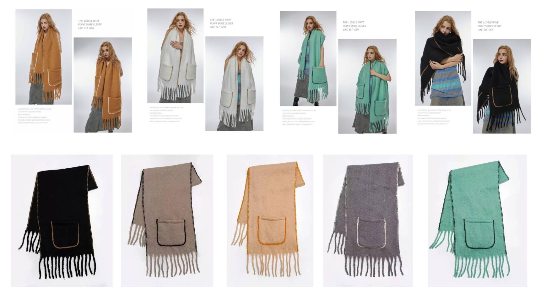 Fashion Plaid Scarf 4