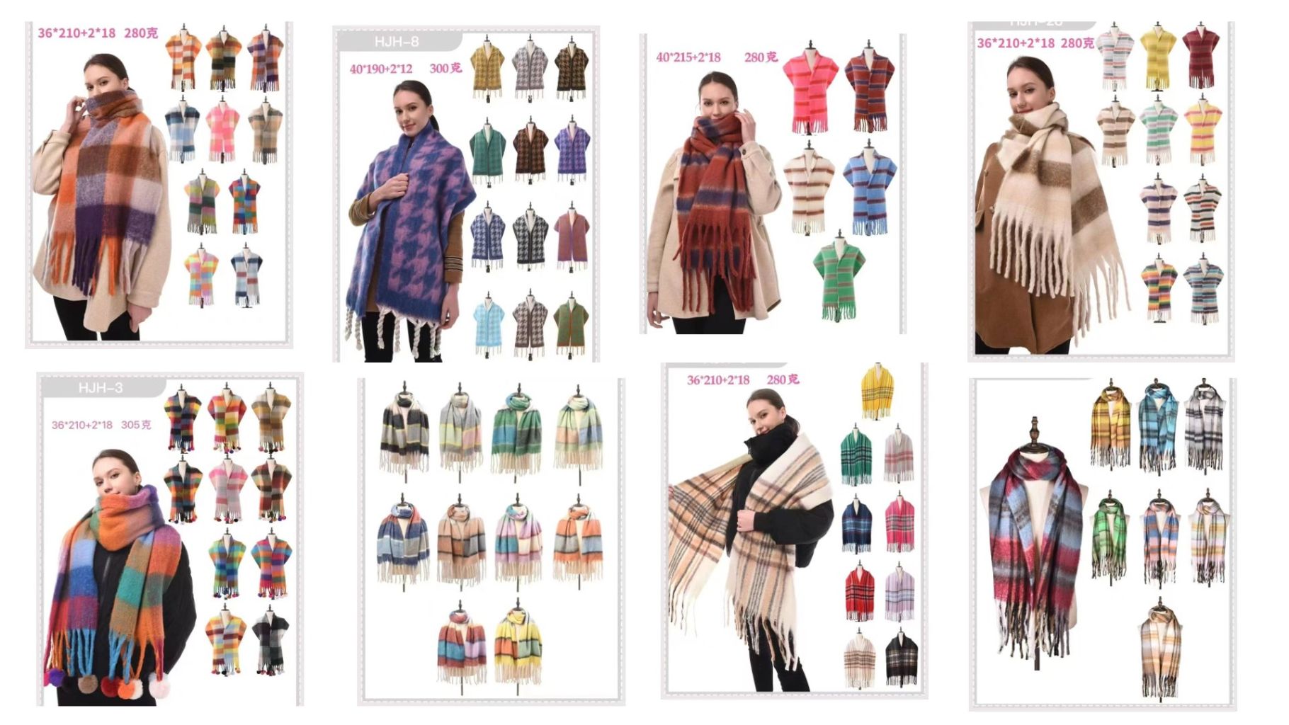 Fashion Plaid Scarf 6